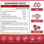 ZEBORA CoQ10 400mg with PQQ Softgels - 120 Servings - image 3