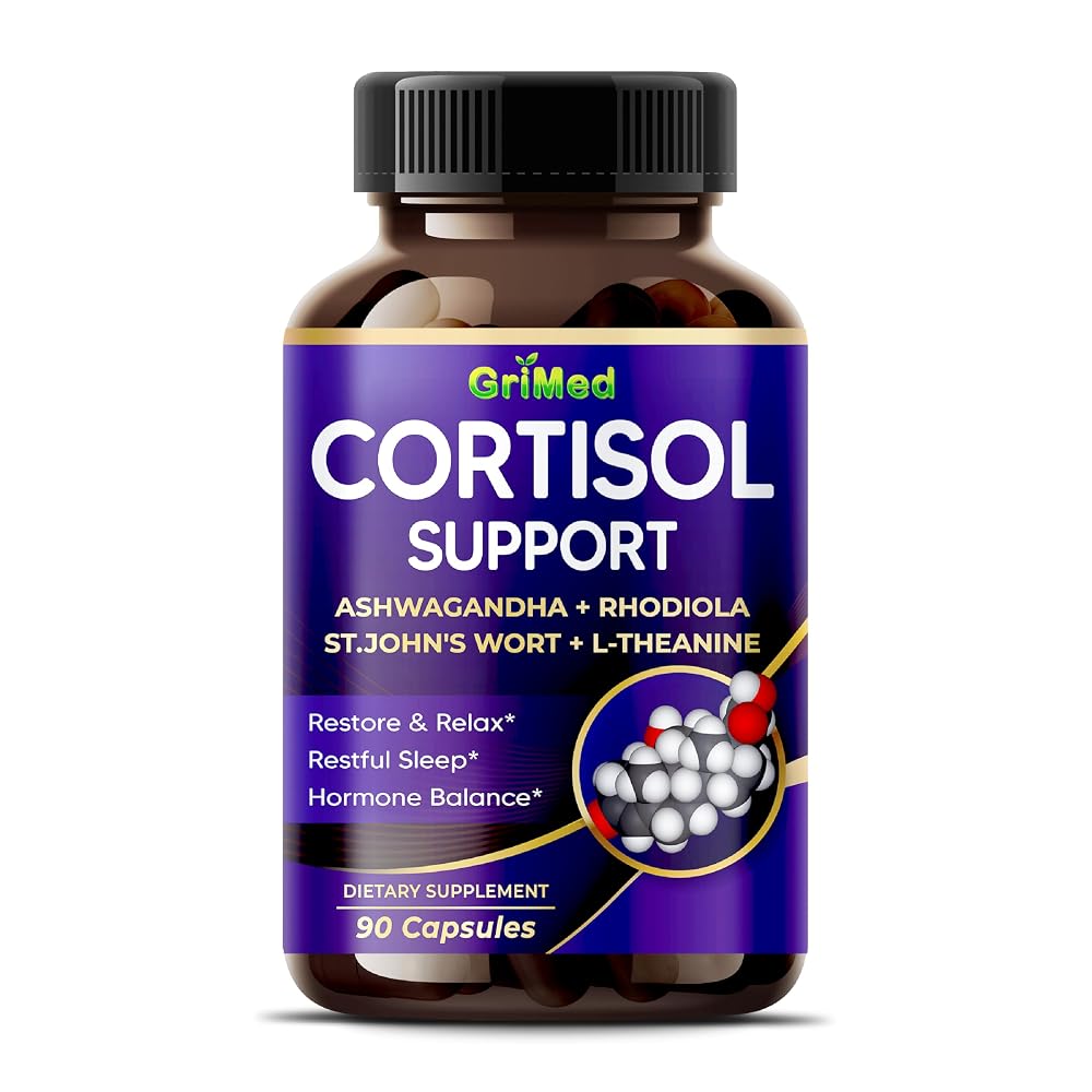 GriMed Cortisol Support 6-in-1 with Ashwagandha - 90 Capsules