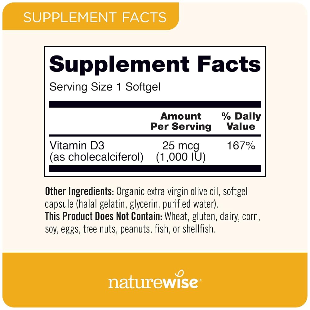 NatureWise Vitamin D3 1000 IU & B Complex - 360 Count - image 6