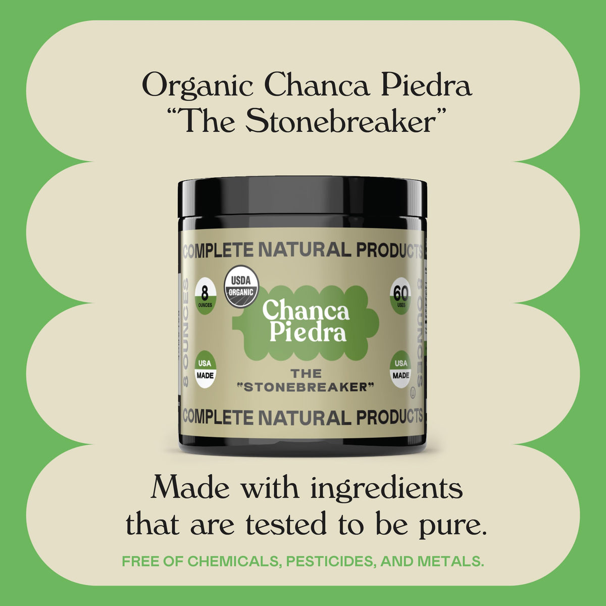 Complete Natural Products Chanca Piedra Organic Powder - 8 oz - image 8