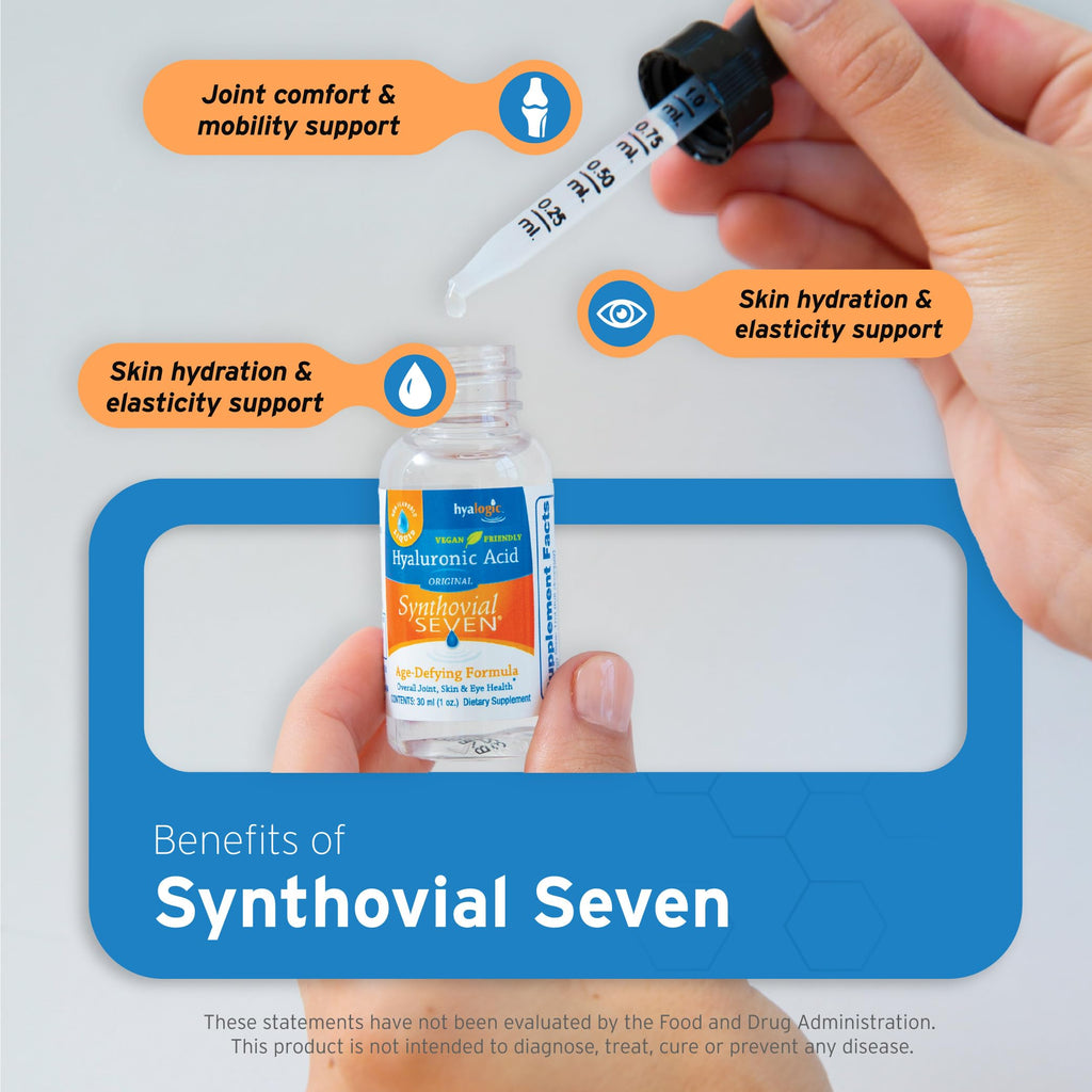 Hyalogic Synthovial Seven HA Supplement & Lip Balm Bundle - 1 Fl Oz - image 5
