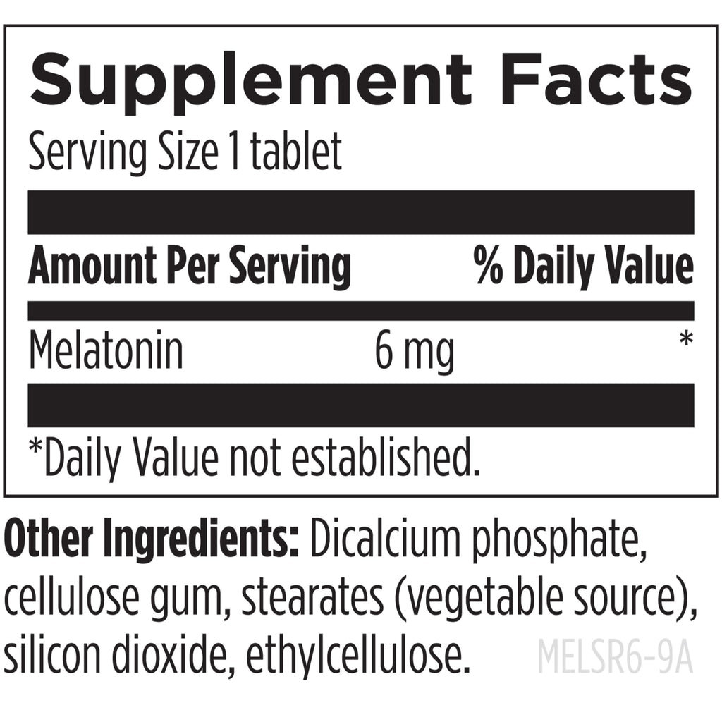 Designs for Health Melatonin SRT 6mg Sleep Supplement - 60 Tablets - image 3