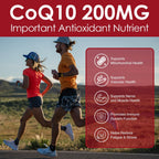 NATURE TARGET CoQ10 200mg Softgels with PQQ - 120 Softgels - image 4