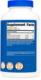 Nutricost Sodium Chloride 1000mg Salt Tablets - 240 Tablets - image 5
