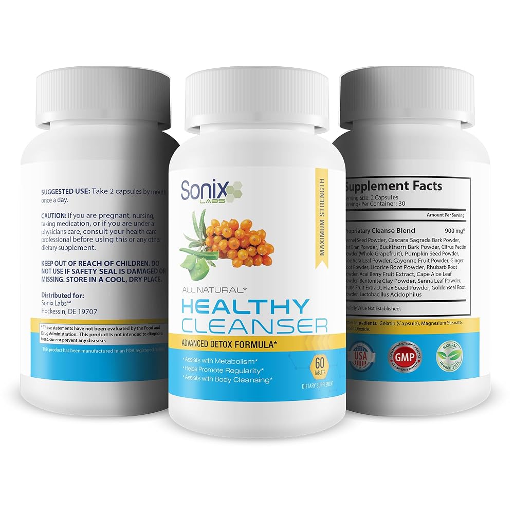 Sonix Labs Keto Healthy Cleanser Digestive Support - 60 Capsules - image 4