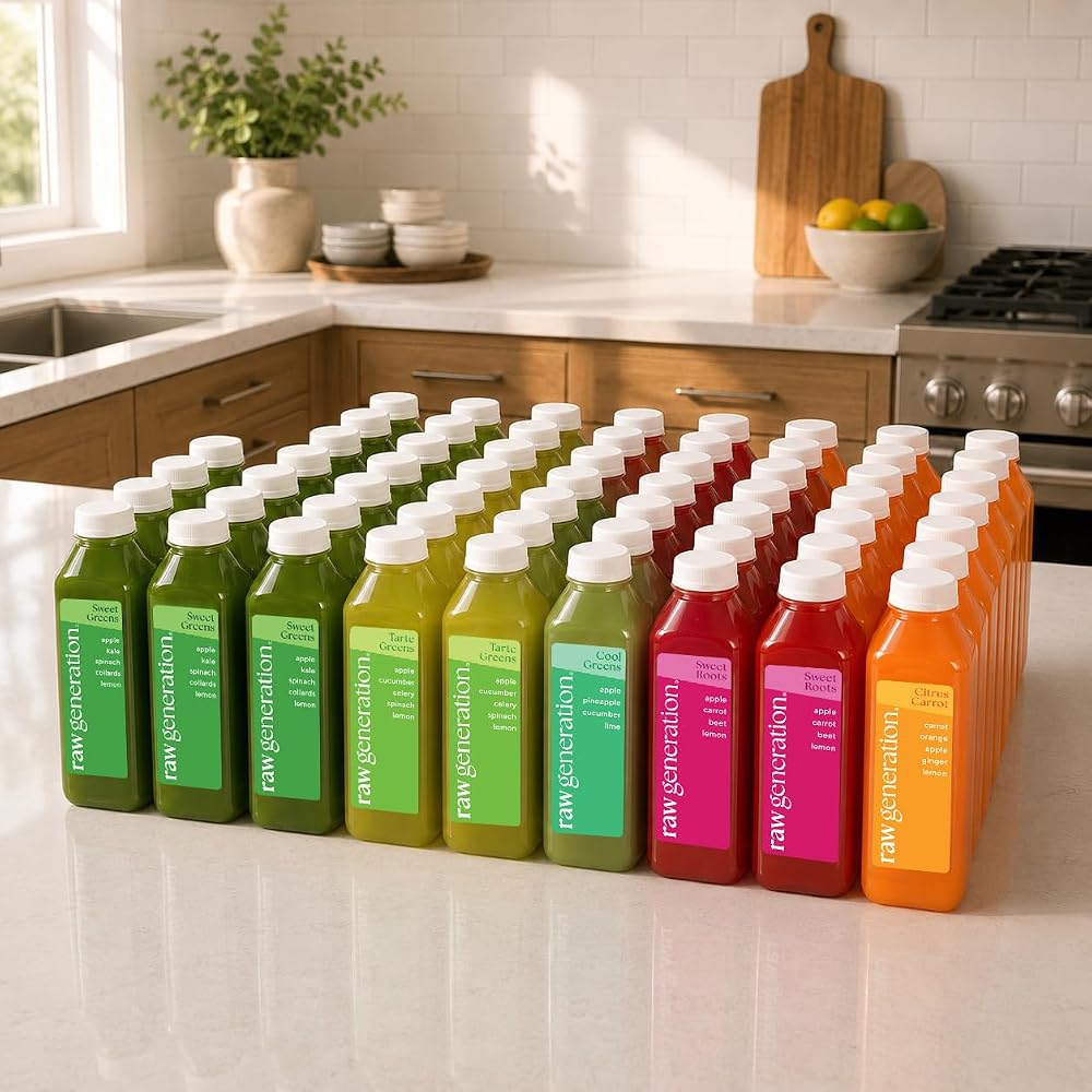 Raw Generation Skinny Juice Cleanse 10-Day - 60 Bottles