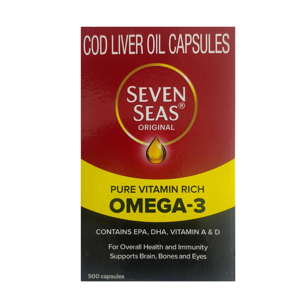 Sevenseas Cod Liver Fish Oil - 500 Capsules - image 7