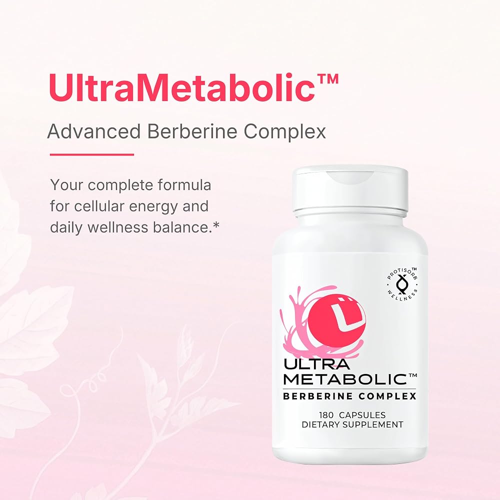 UltraCur UltraMetabolic Berberine Complex with Curcumin - 180 Capsules - image 7
