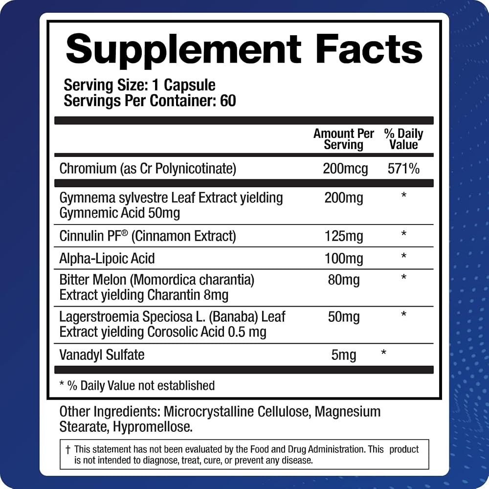 BioMatrix Support Gluco Metabolism Supplement - 60 Capsules - image 5