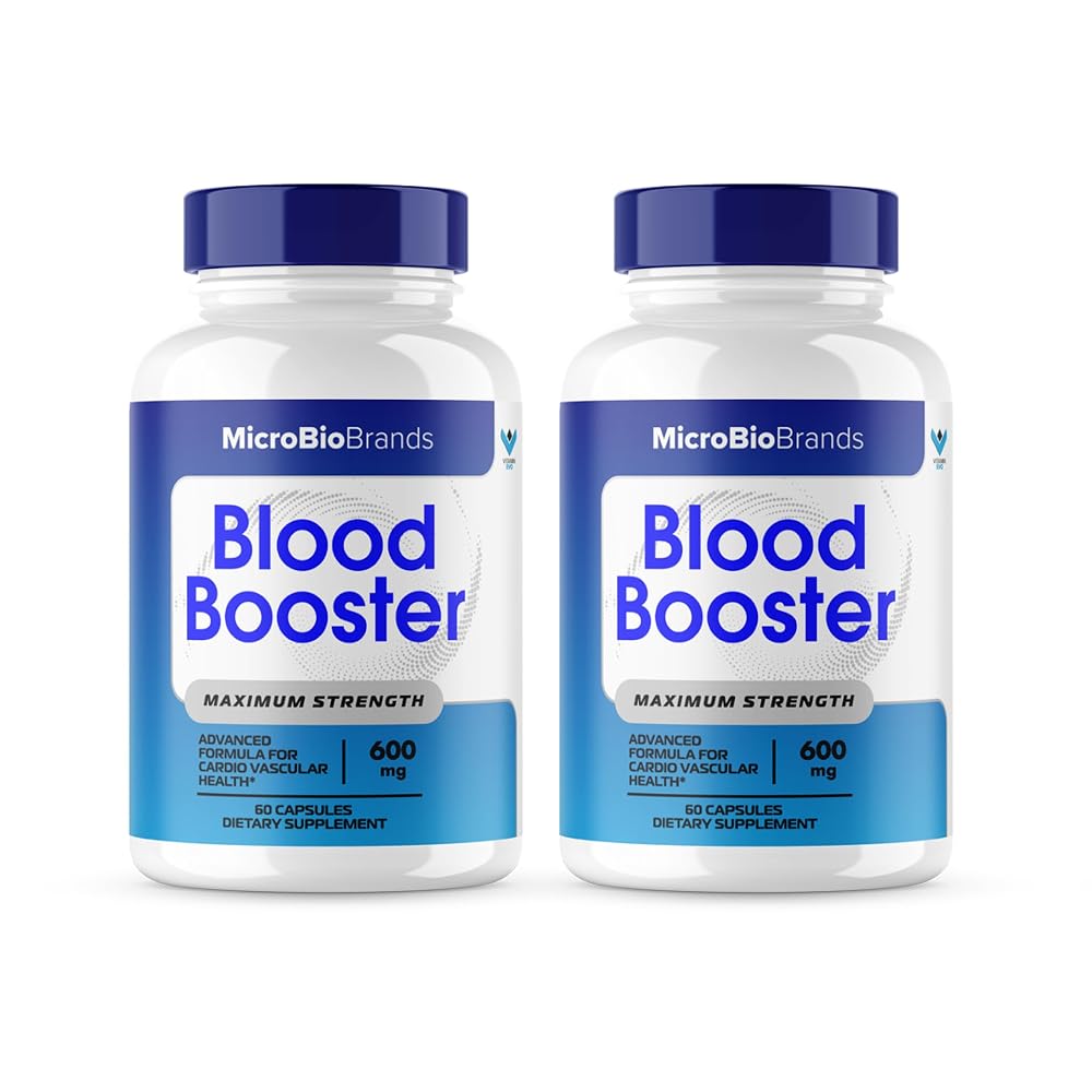 Vitamin Evo Microbio Blood Booster Natural Blood Flow Support - 120 Capsules