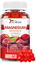 ELOEGO Magnesium Glycinate Gummies for Sleep & Muscle Support - 60 Count