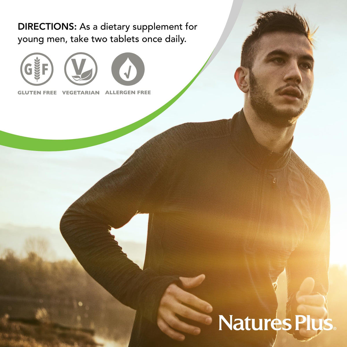 NaturesPlus Source of Life Power Teen for Him - 120 Tablets - image 5
