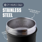 BlenderBottle Sport Flip Stainless Steel Shaker Bottle