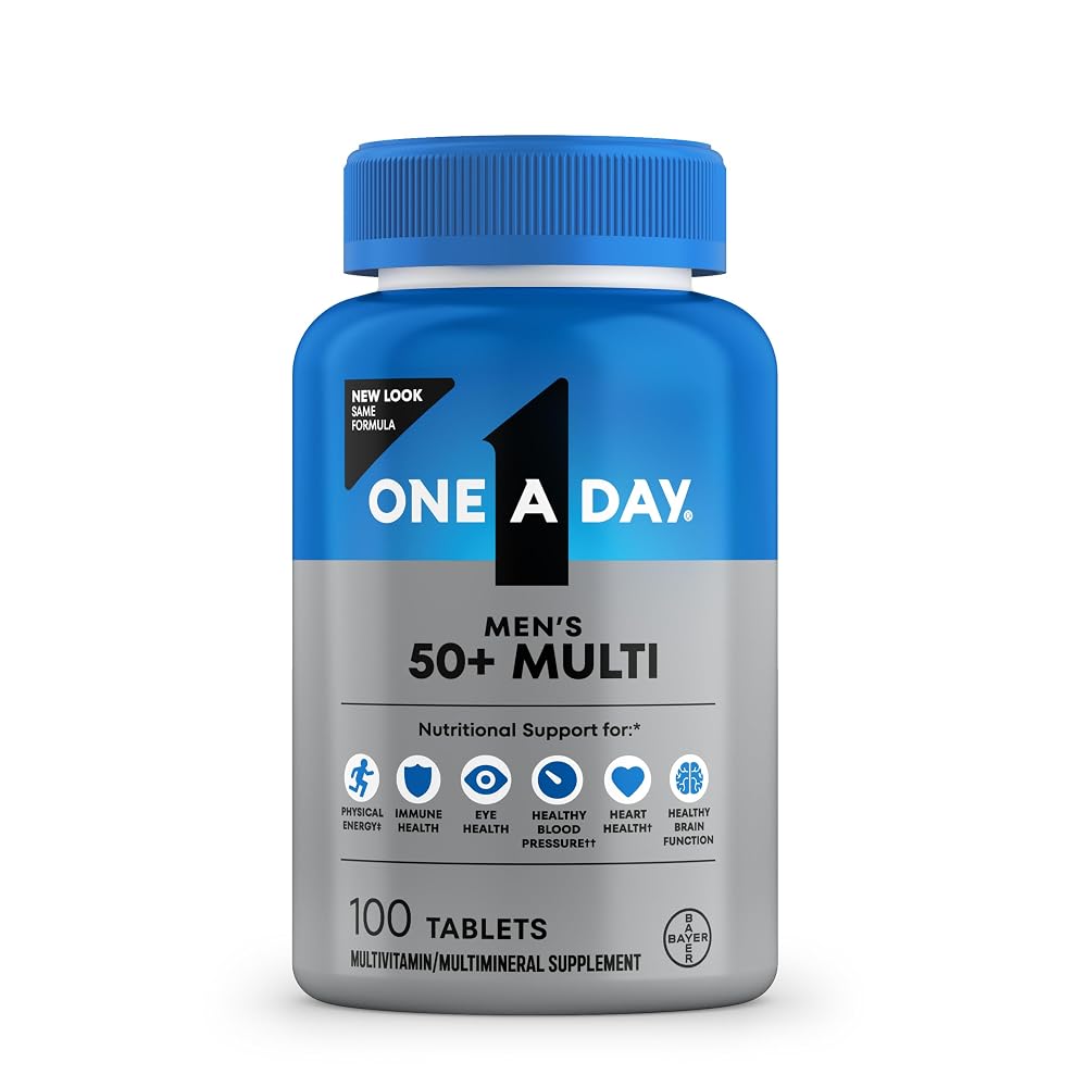 One A Day Men's 50+ Multivitamin Tablets - 100 Count
