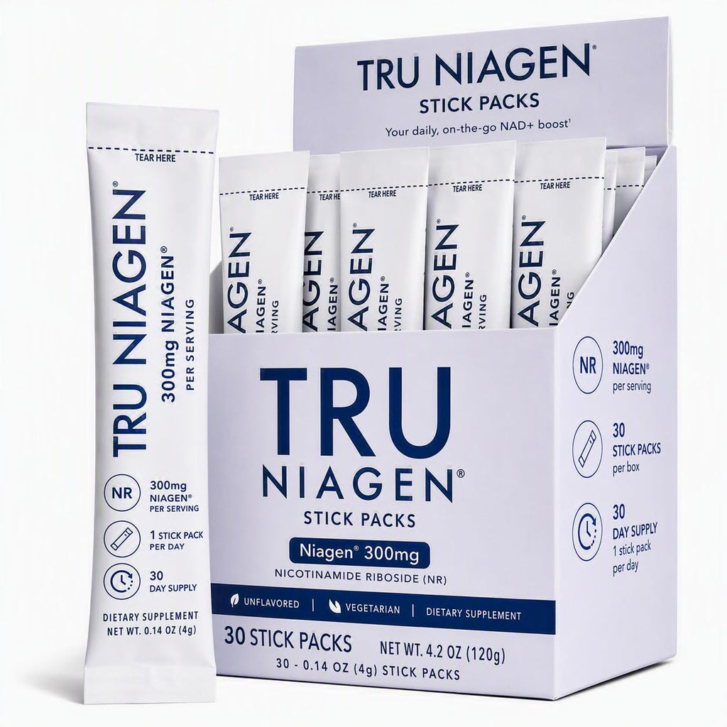 TRU NIAGEN NAD+ Supplement Powder Nicotinamide Riboside - 30 Sticks