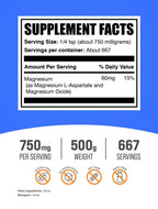 BulkSupplements.com Magnesium L-Aspartate Powder