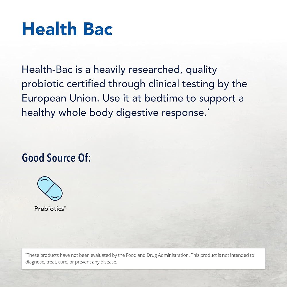NORTH AMERICAN HERB & SPICE Health-Bac Probiotic Powder - 100g - image 3
