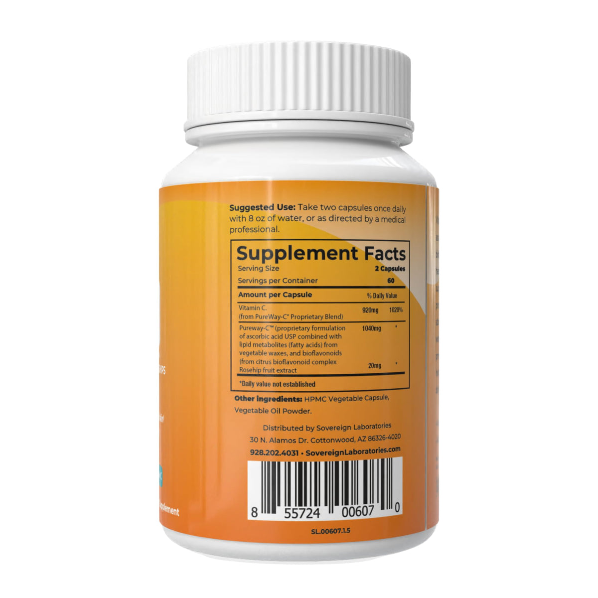 GastroDefense Vital C-LD Liposomal Vitamin C 530mg - 120 Capsules - image 4
