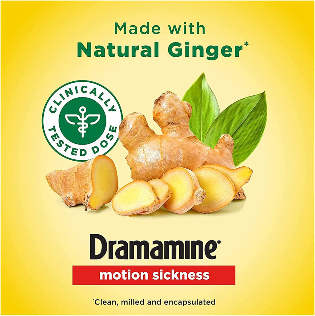 Dramamine Advanced Herbals Motion Sickness Relief Non-Drowsy - 90 Capsules - image 4