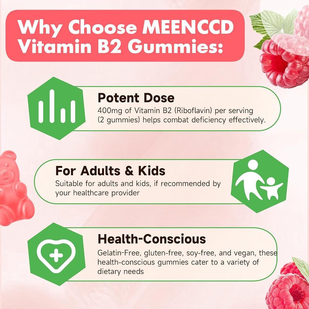 MEENCCD Vitamin B2 Gummies