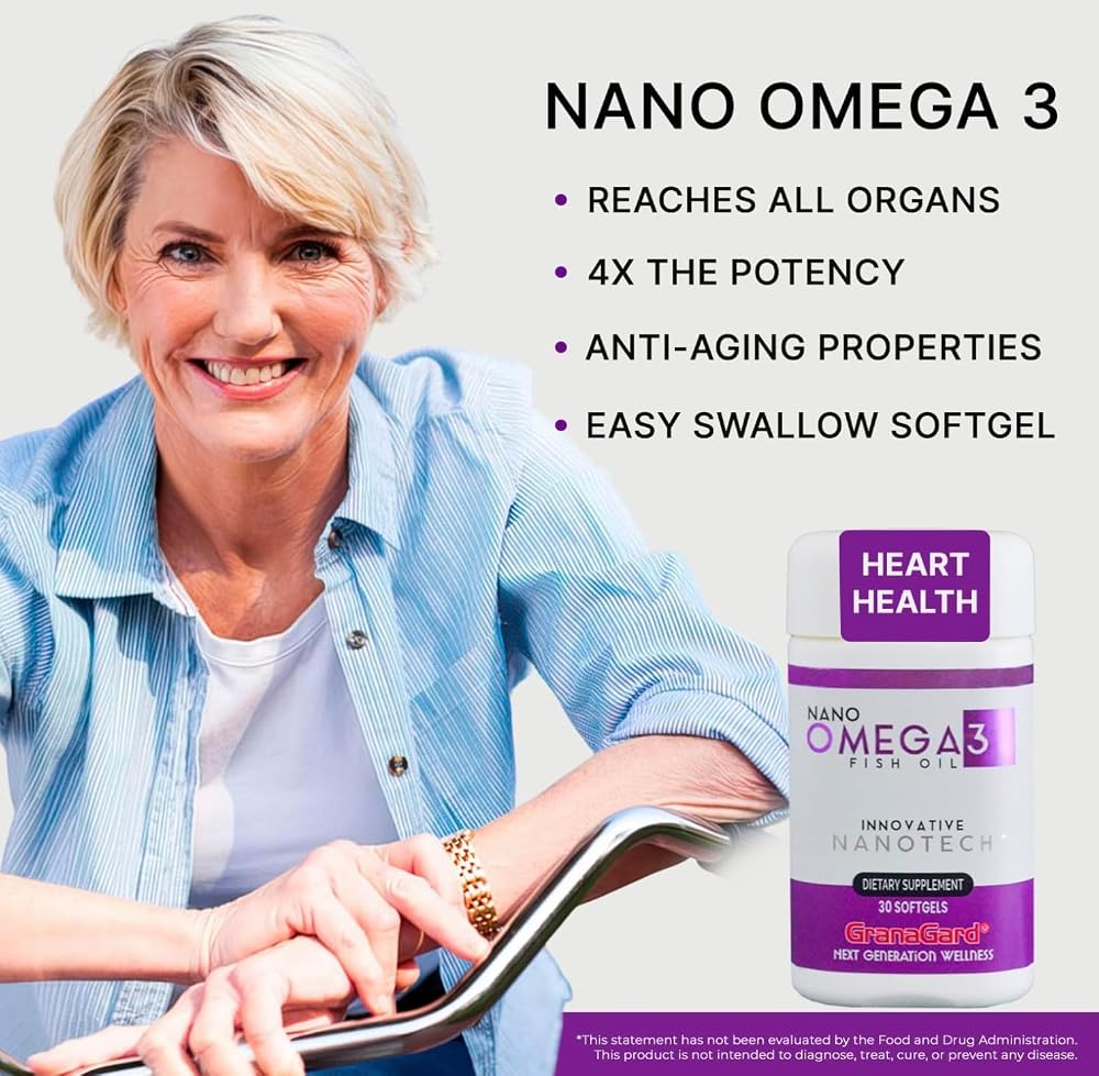 Granagard Nano Omega 3 Fish Oil Softgels - 60 Count - image 6