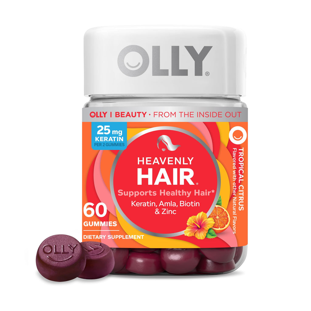 OLLY Heavenly Hair Gummies with Keratin & Biotin - 60 Count