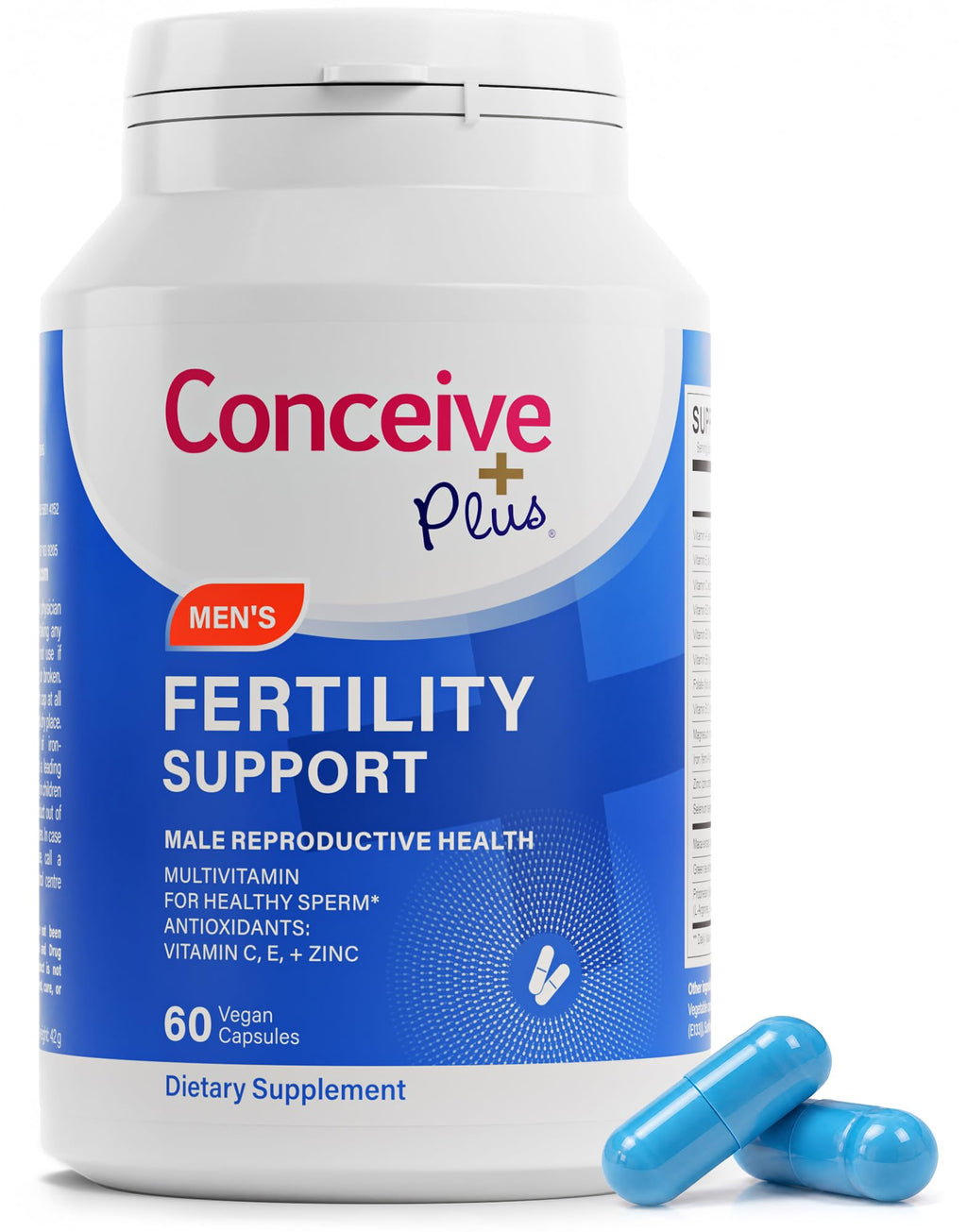CONCEIVE PLUS Male Fertility Supplement - 60 Capsules