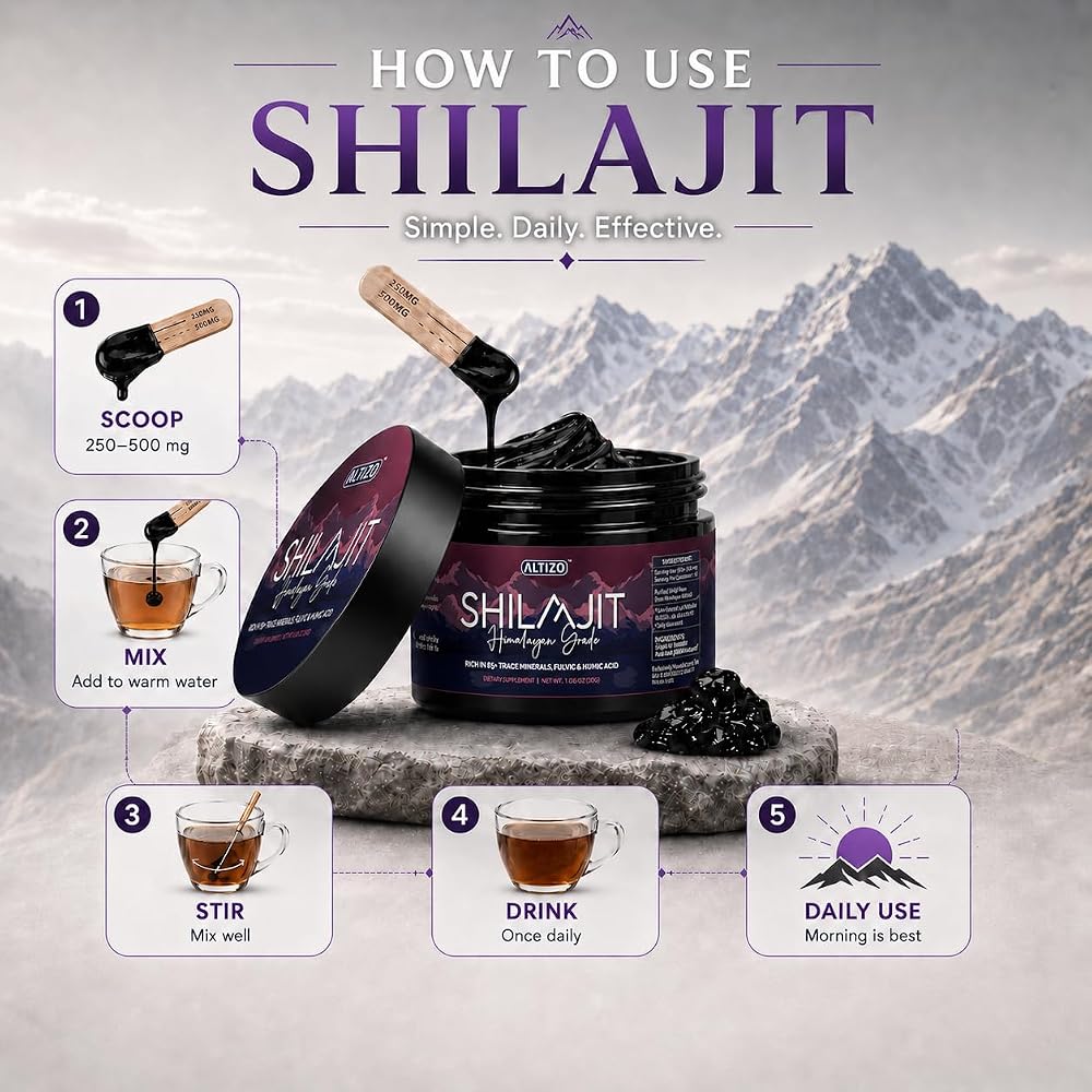 Altizo Himalayan Shilajit Resin Daily Wellness Support - 30g - image 6