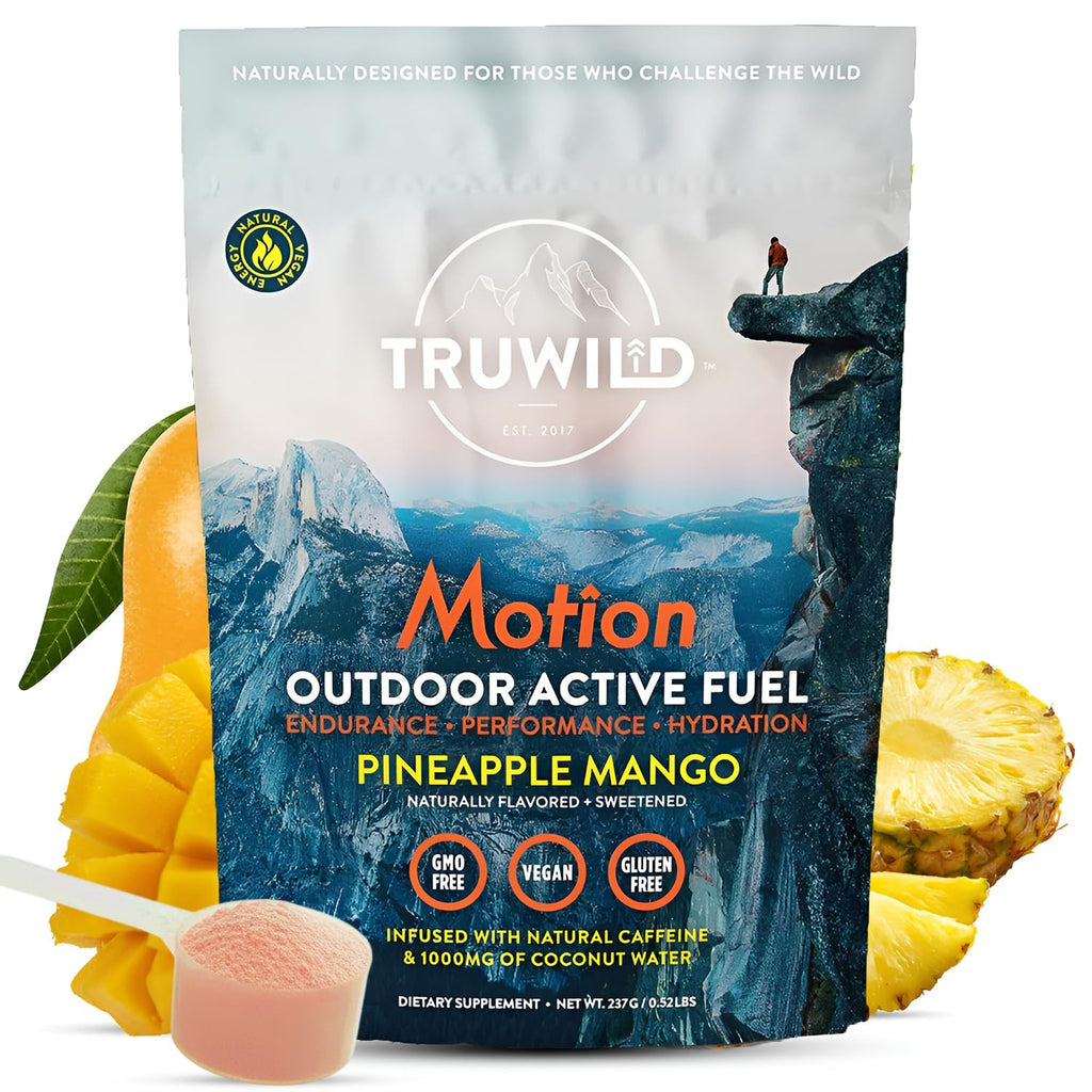 TruWild Motion All Natural Pre-Workout Powder - 20 Servings