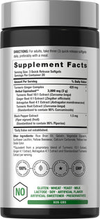 Horbäach Turmeric and Ginger Supplement