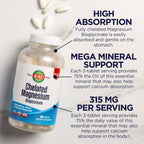 KAL Chelated Magnesium Bisglycinate - 180 Tablets - image 4