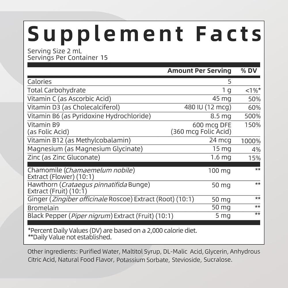 M inch Magnesium Glycinate Liquid