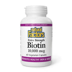 Natural Factors Extra Strength Biotin 10,000 mcg - 60 Vegetarian Capsules