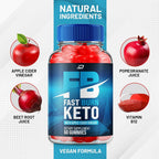 Indelo Fast Burn Keto ACV Gummies with Vitamin B12 - 300 Gummies - image 5