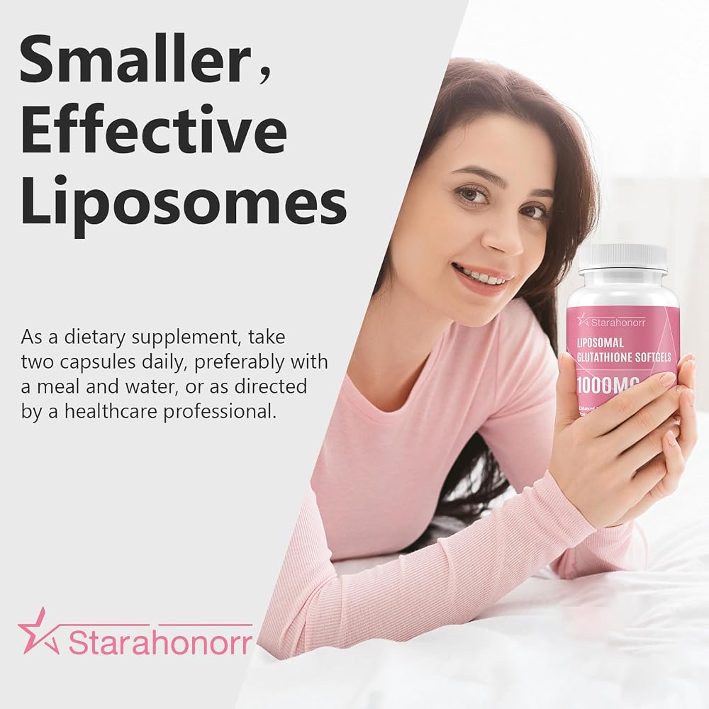 Starahonorr Liposomal Glutathione 1500mg Softgels - 120 Count - image 7
