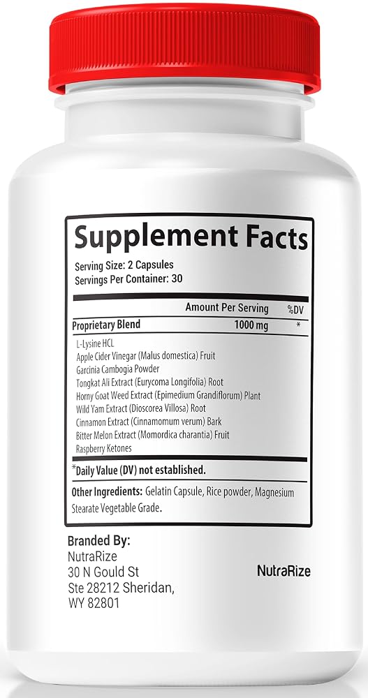 NutraRize Gluco Maxum Capsules Natural Formula - 180 Capsules - image 2