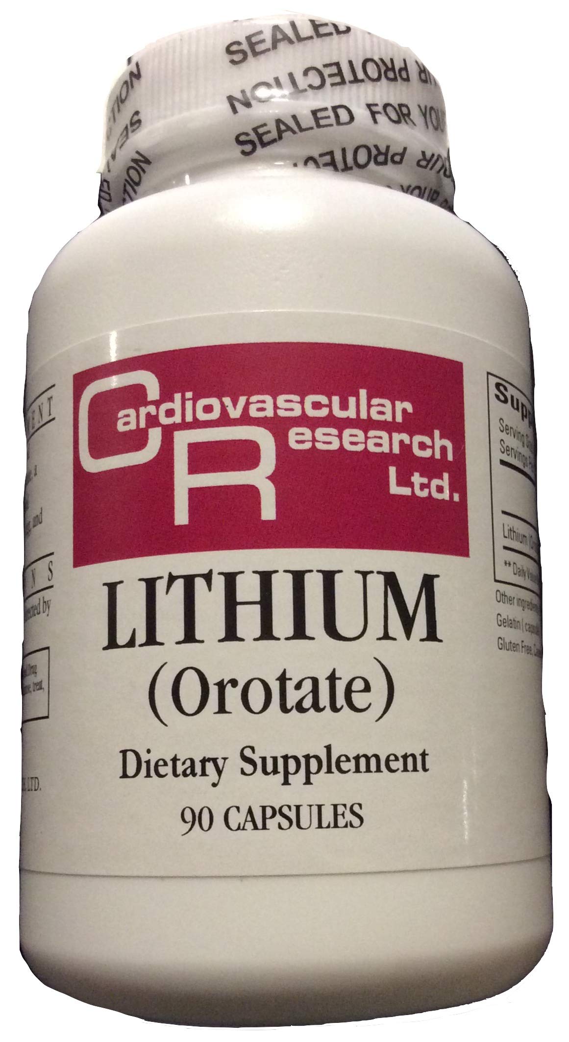 Ecological Formulas Lithium Orotate Trace Mineral - 90 Capsules
