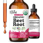 Wild & Organic Beet Root Extract Drops Energy Support - 4 fl oz