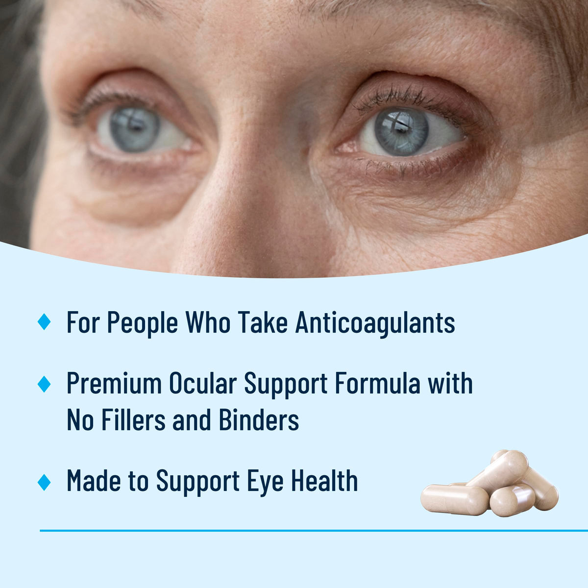 VisiVite AREDS 2 Eye Vitamins Without Vitamin E - 60 Capsules - image 4