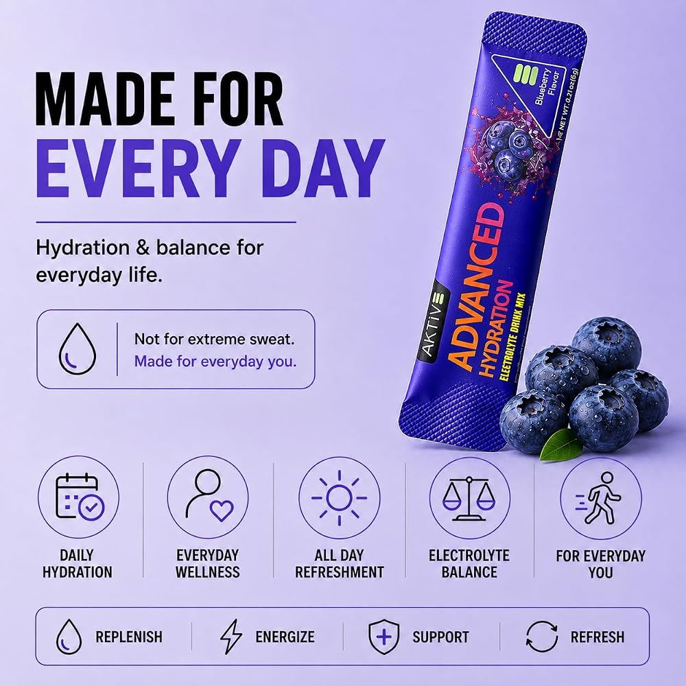 Aktive Supplements Advanced Hydration Electrolyte Drink Mix