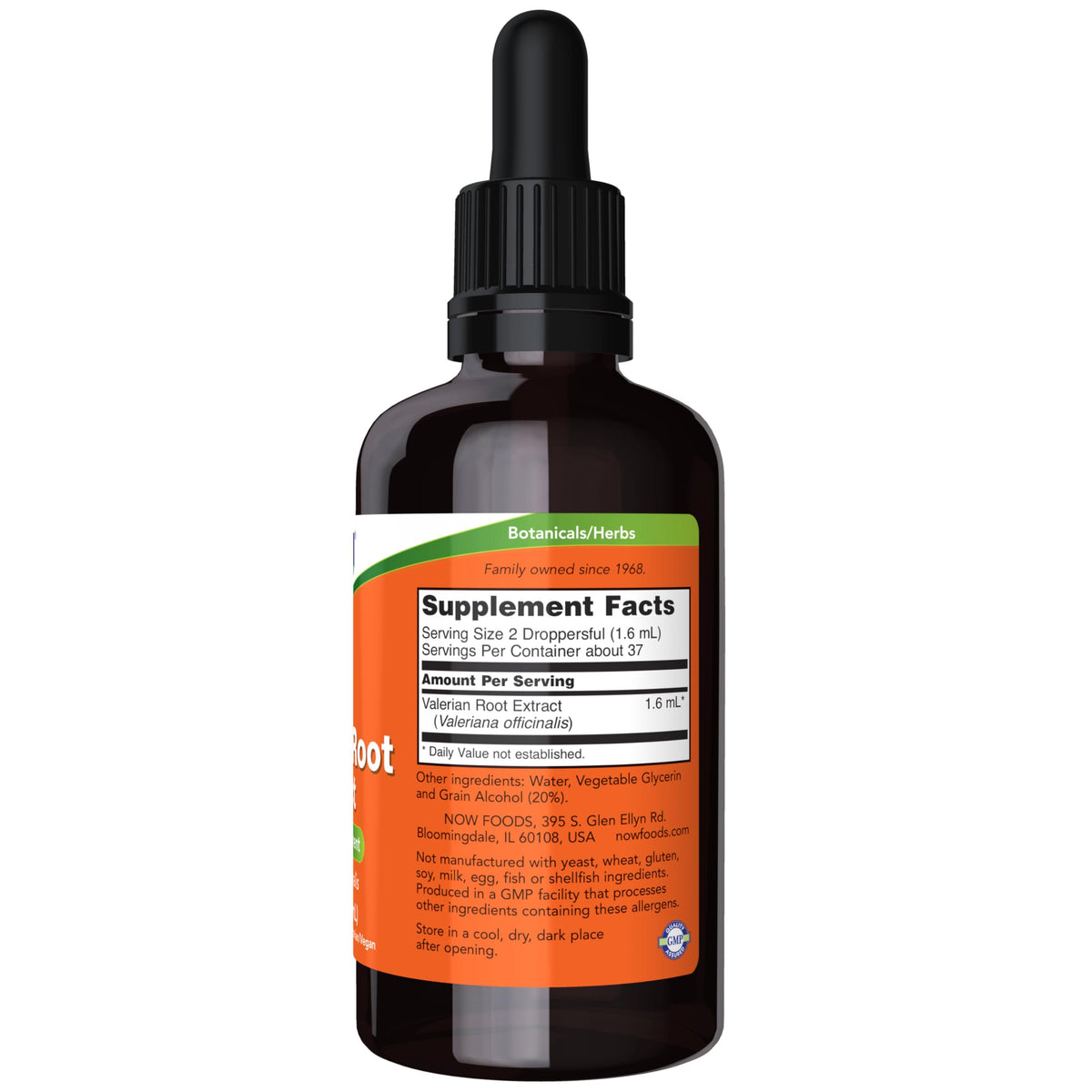 NOW Supplements Valerian Root Extract Liquid - 2 Fl Oz - image 2