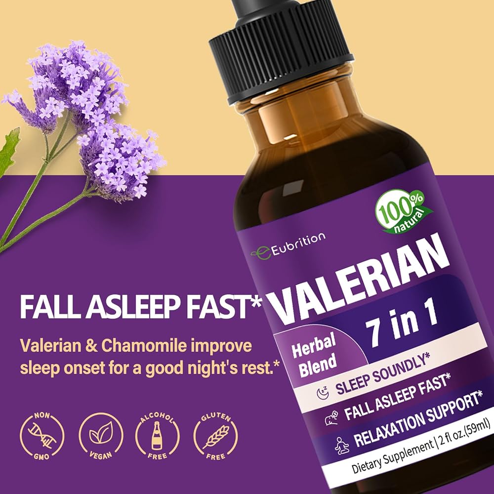 Eubrition Valerian Root Sleep Support Drops