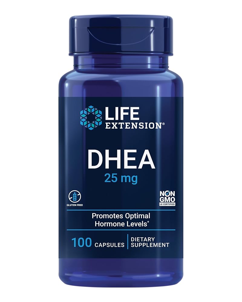 Life Extension DHEA 25mg and Boron 3mg - 100 Capsules - image 2