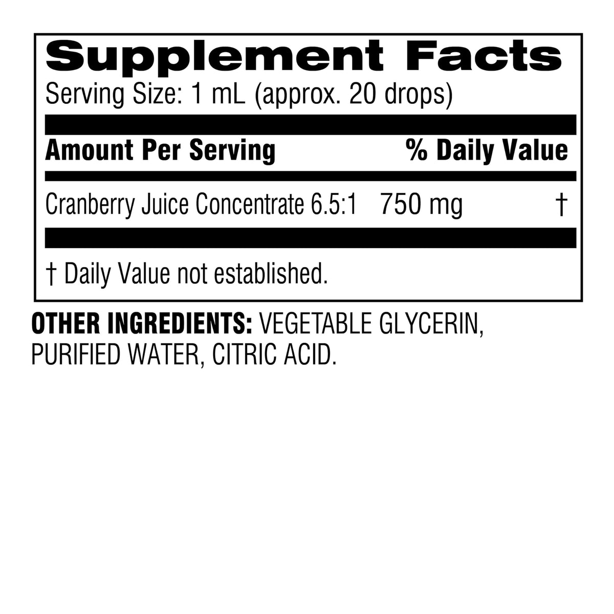 Botanic Choice Cranberry Liquid Extract - 1 Fl Oz - image 3