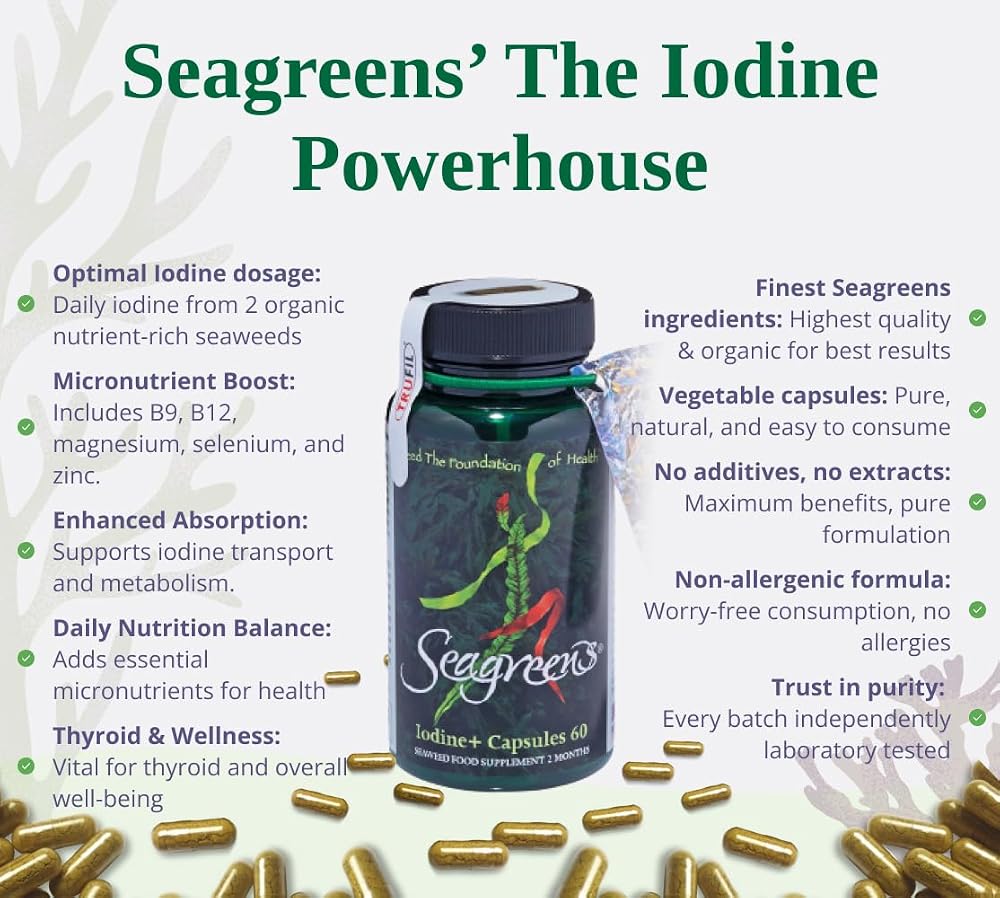 Seagreens Everyday Iodine+ - 60 Capsules - image 2