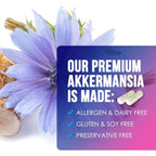 Nature's Peak Akkermansia Gut Health Supplement 2 Billion AFU