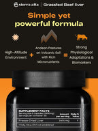 Sierra Alta Grassfed Beef Liver Supplement - 180 Capsules - image 2
