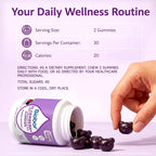 Biobor Natural Black Elderberry Gummies