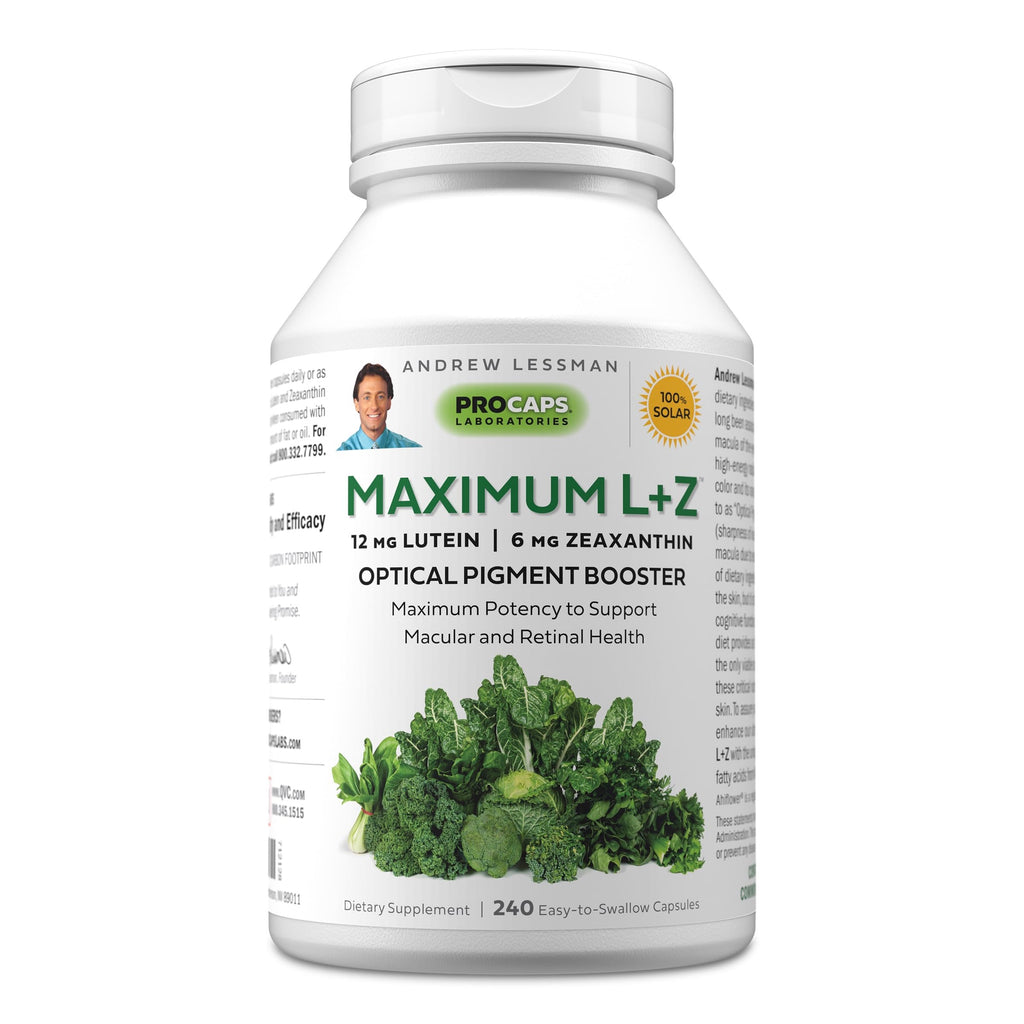 ANDREW LESSMAN Maximum L+Z Softgels - 12mg Lutein