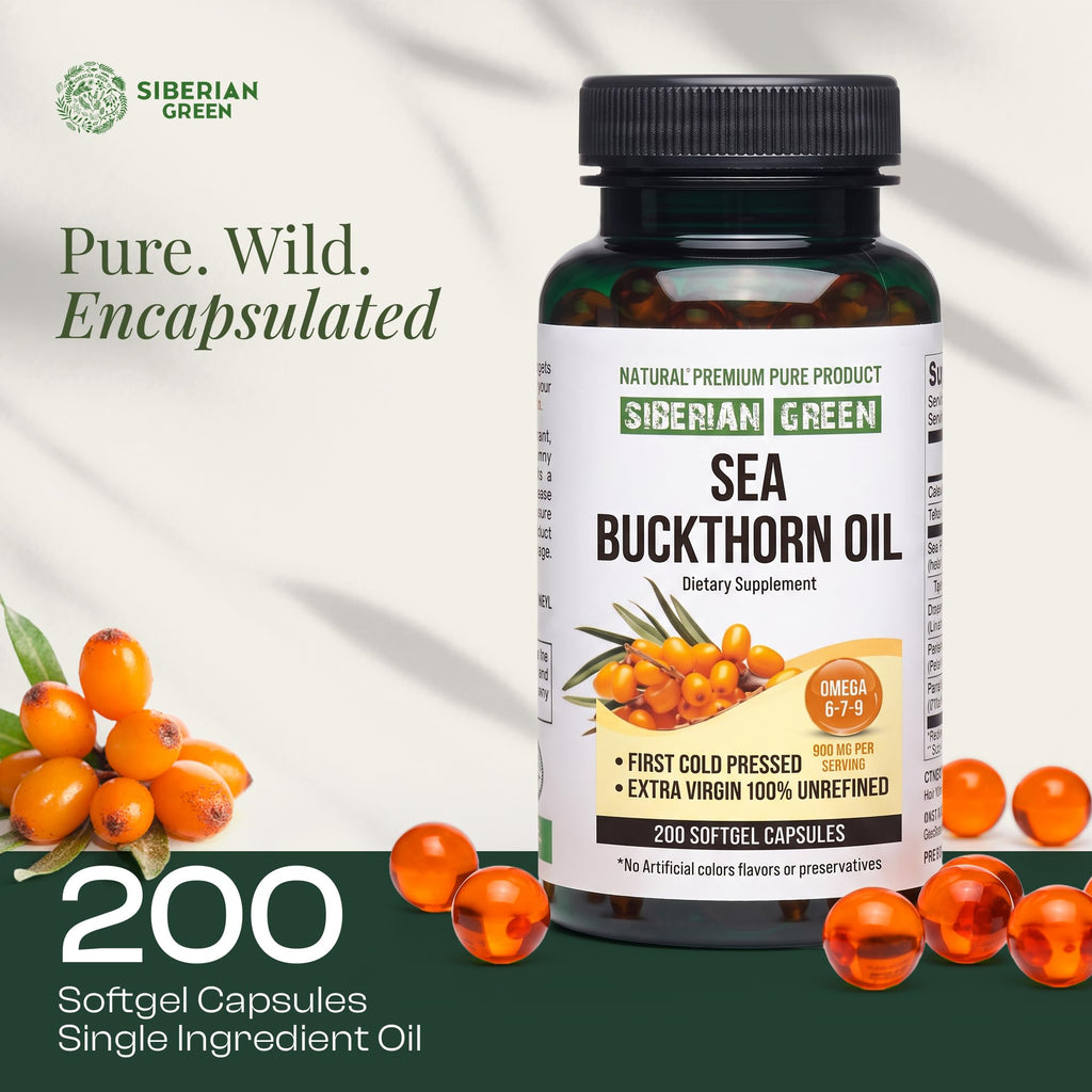 Siberian Sea Oil Capsules 200 Softgels